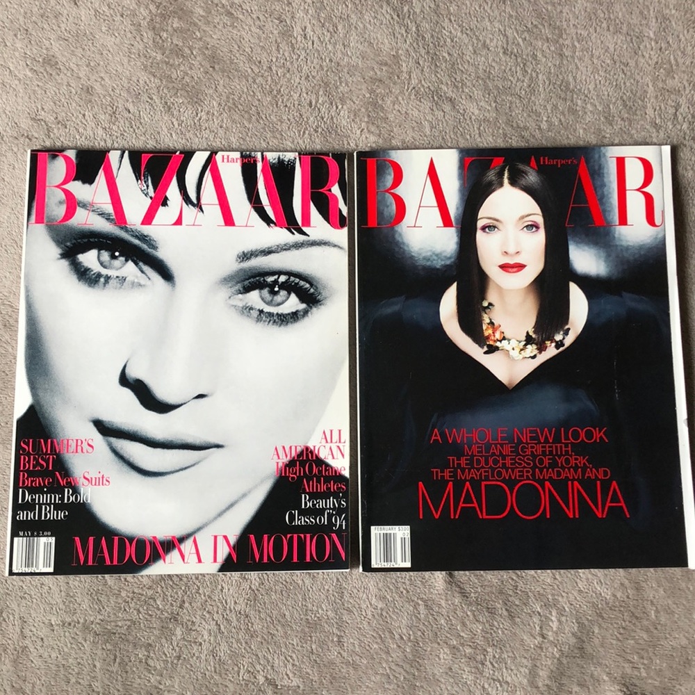 Harper’s Bazaar - Madonna Covers - May 1994, February 1999 - Bundle of 2